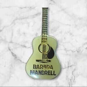 Barbara Mandrell Guitar Collectible Pinback Button
